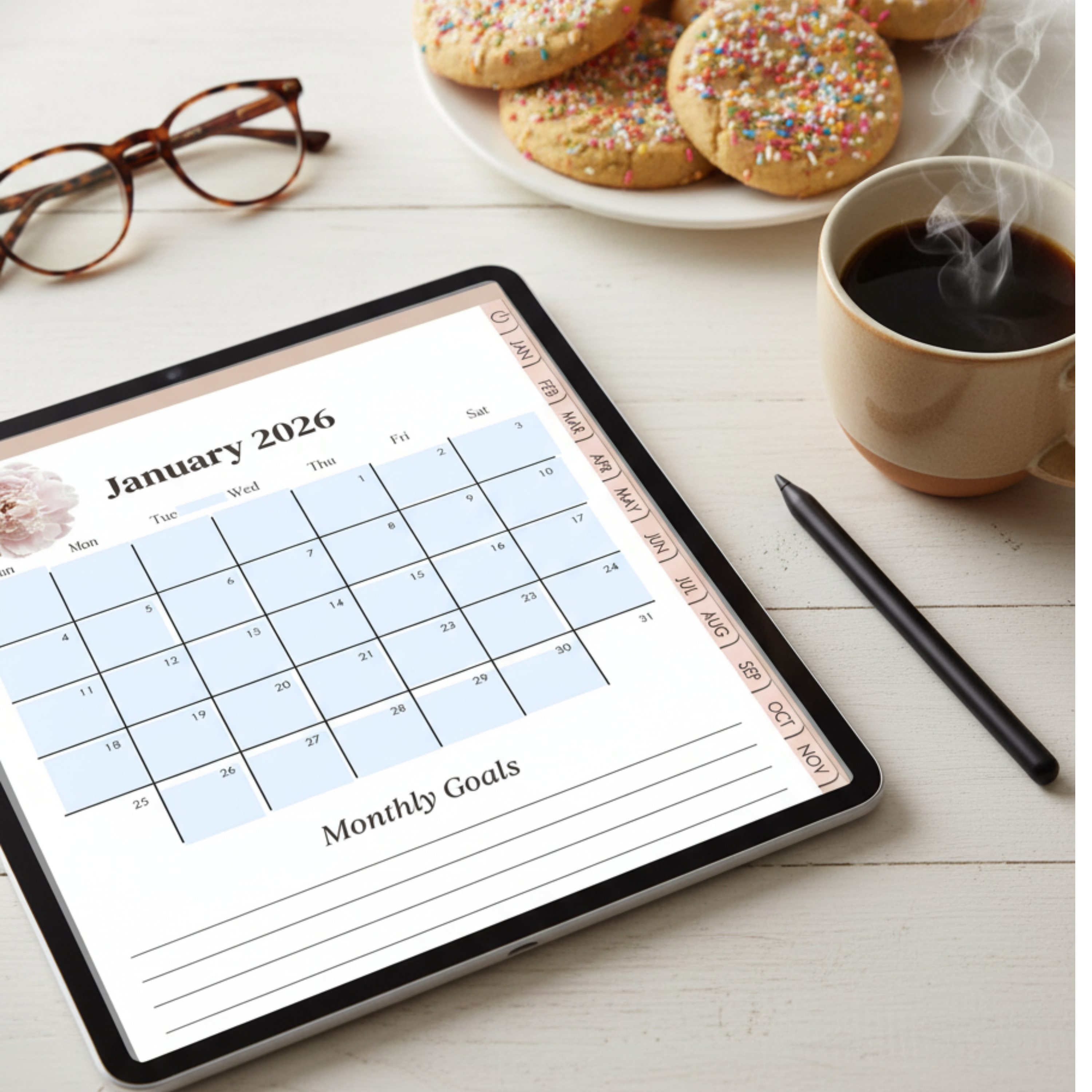 2026 Luxe Digital Planner - Compatible with GoodNotes, Notability,  and other PDF annotation apps