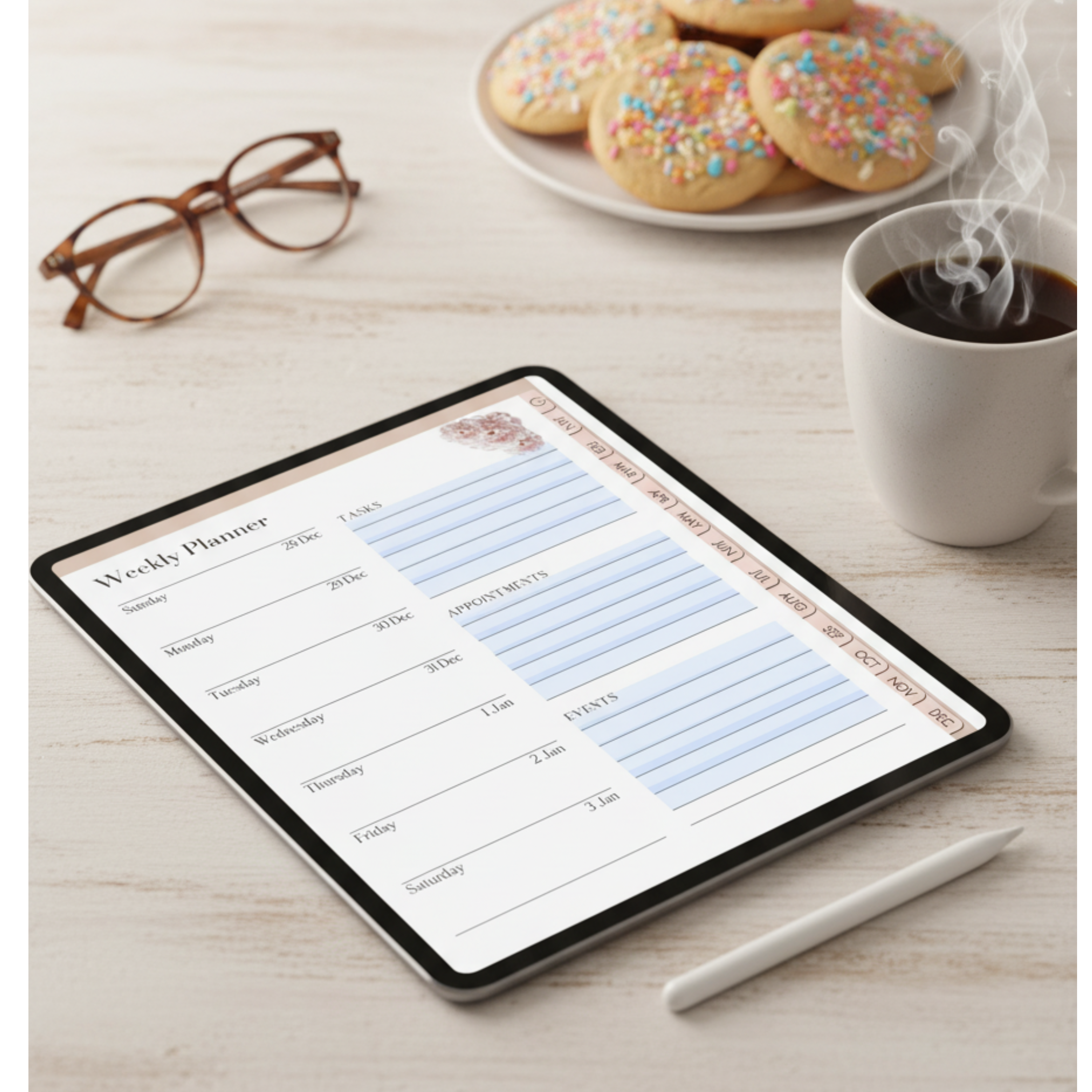 2026 Luxe Digital Planner - Compatible with GoodNotes, Notability,  and other PDF annotation apps