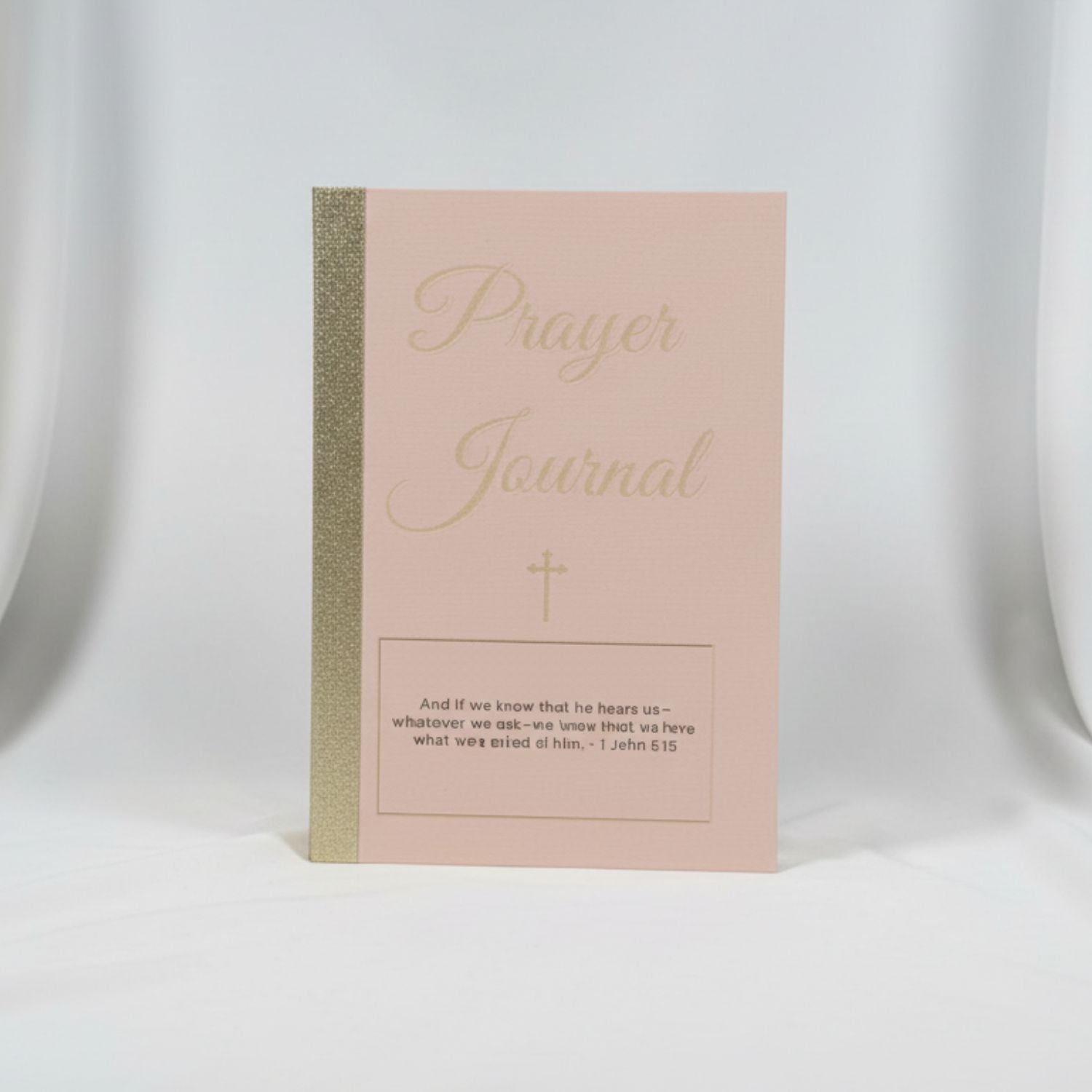 Elegant Blush Prayer Journal – Guided Christian Journal for Women with Reflection & Gratitude Pages